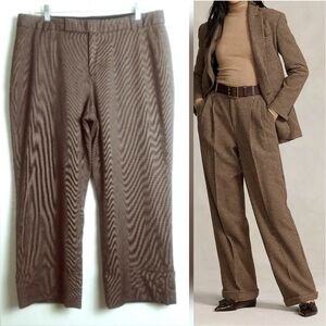 Banana Republic Jackson Fit Stretch Wide Leg Dress Pant Size 14 Hi Rise